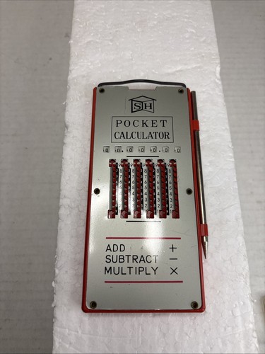 Vtg pocket calculator - calculator, with