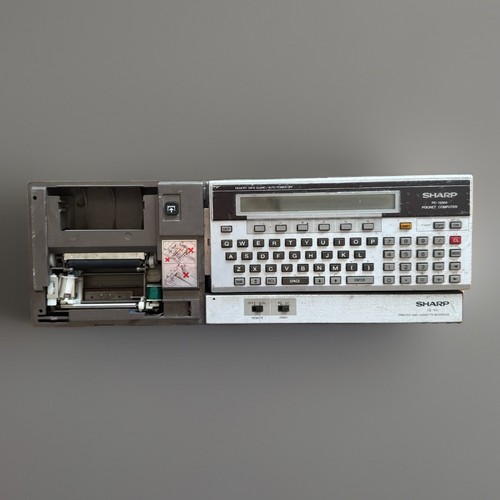 Vtg sharp 1500a pocket - pc-1500a,