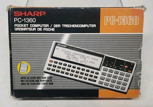 Sharp pocket computer 1360 - pocket,
