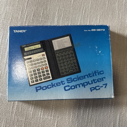 Tandy pocket scientific - pc-7,