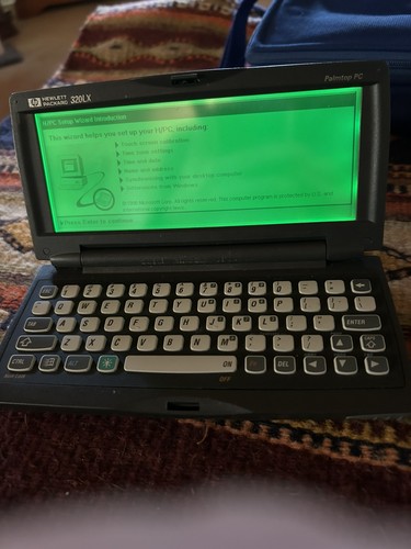 Hewlett packard 320lx - packard, hp