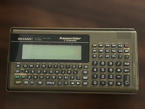 Sharp g830 pocket computer - pc-g830,
