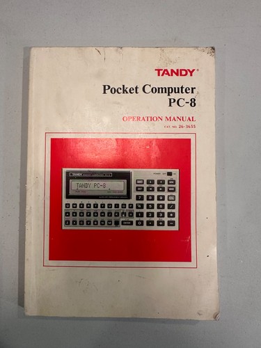 Tandy pocket computer - pc-8,